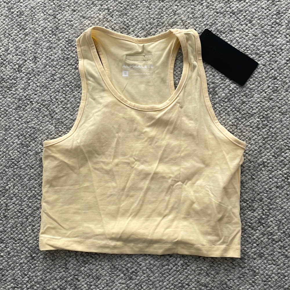 Alphalete cropped tank